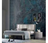 Lit 3pcs chambre design chambre à coucher luxe meubles 2x tables de nuit