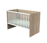 Lit Sauthon Nova Blanc Lin 140 x 70 cm évolutif en 90 x 190 et 140 x 190 cm