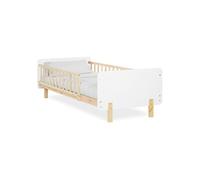 Lit 90x200 avec matelas sommier blanc Beige G