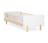 Lit 90x200 avec matelas sommier blanc Beige G