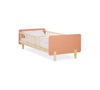 Homestyle4u - Lit d'enfant 90x200 en bois de pin cadre rouge avec matelas