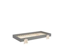 Vipack Lit Modulo Puzzle empilable en bois Gris 90x200 cm – Design minimaliste et pratique