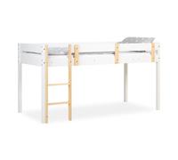 Lit 90x200 enfant blanc naturel