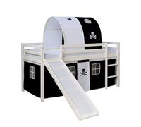 Lit 90x200 enfant échelle toboggan tunnel pirates