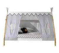 FLITT - Lit 90x200cm Forme Tipi avec Toile -