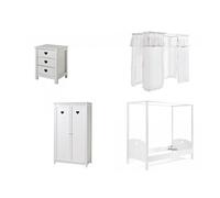 Lit Baldaquin Avec Armoire 2 Portes