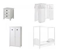 Lit Baldaquin Avec Armoire 2 Portes