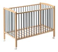 Lit En Bois 60x120 Cm Arthur Hybride Bleu Gris - Combelle