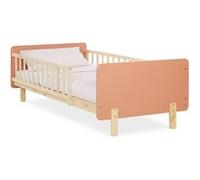 Homestyle4u – Lit à barreaux enfant rétro Rouge 90x200 cm avec sommier