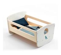 Djeco Lit à bascule Blue Night pour poupée Poméa en bois 30–36 cm