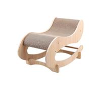 Lit à bascule pour chat, lit à griffer pour animaux de compagnie, papier ondulé, lit pour animaux de compagnie, lit à griffer basculant, chaise pour chat en bois, chaise longue polyvalente pour chats,