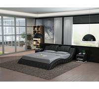 Lit à eau Lit double Lit complet en cuir Lit capitonné à eau LB8824B