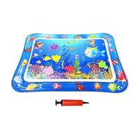 Lit à eau pour chat - 66 x 47 cm - Tapis sensoriel gonflable pour animal domestique - Plateau interactif rafraîchissant imperméable antidérapant pour voyage, chiot et chaton