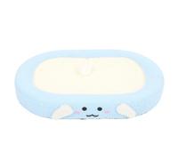 Lit à gratter en sisal pour Chat, Planche à gratter Ovale pour Chat, Joli grattoir pour Chat en Peluche avec Fond antidérapant Mobile pour Chats d'intérieur, Chaton, Chiot