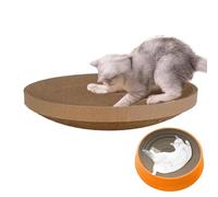 Lit À Gratter pour Animaux De Compagnie - Coussin Rond pour Broyeur D'ongles pour Chat, Chaise Longue D'activité Durable pour | Disque D'affûtage en Carton sans Désordre, Protecteur De Protecti