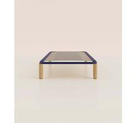 Lit à lattes enfant 90x190 cm - Robuste - Fabriqué en France et en Belgique - Acier recyclable et lattes en bouleau - Tediber