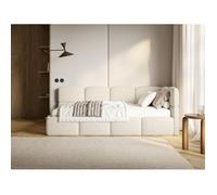 Lit ado avec coffre - CLOUDY - beige clair- côté droit