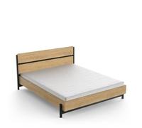 Lit Adulte - 160x200 - Craft - Fabriqué en France - Garantie 2 Ans