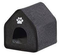 Lit Anmial En Forme De Niche Gris Foncé 40 X 40 Cm Jangi Gris
