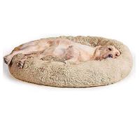 Lit Apaisant Comfy pour Chien Grande Taille,Puppy Love antidérapant Paniers pour Chien Lavable,Panier Chien Lit Rond et Doux pour Chat,Coussin Chien XXXLCanapé Moelleux pour Chien