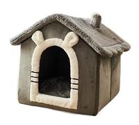 Lit apaisant pour Chien, Maison pour Animaux de Compagnie, lit de Couchage Pliable, nid Chaud pour Chat, Niche pour Chien, Chaton, Grotte, canapé, Tapis pour Chiot, Toutes Saisons, Univ