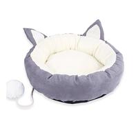 Lit apaisant pour Chien, Tente pour Animal de Compagnie, lit de Grotte imprimé, Maison pour Chat, nid de Chat, Auto-Chauffant, Confortable, Triangulaire, pour Chien