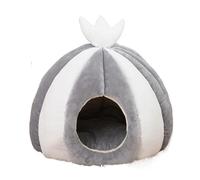 Lit apaisant pour Chien, Tente pour Animaux de Compagnie, lit Grotte imprimé, Maison pour Chat, nid de Chat, Auto-Chauffant, Confortable, Triangulaire, Mat