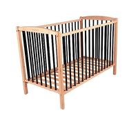 Lit En Bois 60x120 Cm Arthur Hybride Noir - Combelle