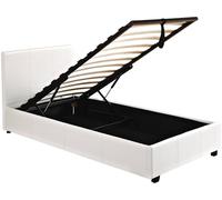 Lit avec coffre "Carla" - 90 x 190 cm - Blanc