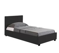 Lit avec coffre ""Carla"" - 90 x 190 cm - Noir