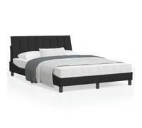 Lit avec Matelas Rembourré Adulte Chambre à Coucher Intérieur Velours vidaXL