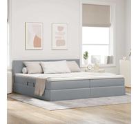 Lit avec rangement et matelas avec matelas Bois d'ingénierie ingénieux vidaXL vi