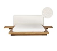 Lit avec sommier Bouclé ZEN 160 x 200 cm Frêne naturel