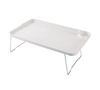 Lit avec table pour ordinateur portable, petite table de dortoir d'étudiant, table pliante, petite table de salle à manger, porte-éponge pour évier de cuisine (blanc, A)