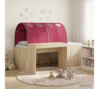 vidaXL Lit tunnel 4 pièces Chêne rose – Bois d'ingénierie, ensemble de chambre moderne