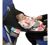 Lit Avion Pour Bébé | Essentiels Voyage Bébé en Avion,Hamac Respirant Confortable Repose-Pieds Portable pour Siège Nacelle Sommeil Déplacements Enfant