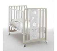 Lit Azzurra Design Glam 9en1 Étoiles Avana Blanc