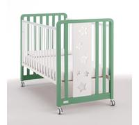 Lit Azzurra Design Glam 9en1 Étoiles Sauge Blanc