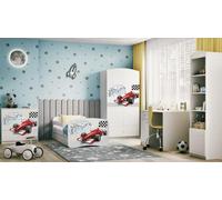 s - Lit babydreams 2 blanc Cheval tiroir et matelas inclus 180/80
