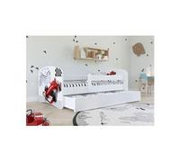 Lit babydreams blanc formule sans tiroir sans matelas 160/80