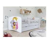 Lit babydreams bleu zoo avec un tiroir sans matelas 180/80