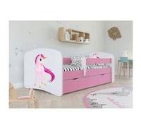 Lit babydreams licorne blanc sans tiroir sans matelas 140/70