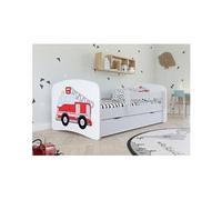 Lit babydreams pompier vert sans tiroir sans matelas 160/80 Vert