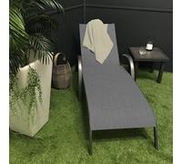 Lit bain de soleil CREADOR Tosca - Anthracite Chiné