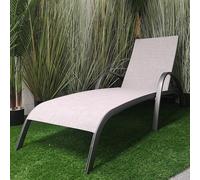 Lit bain de soleil CREADOR Tosca - Gris Clair