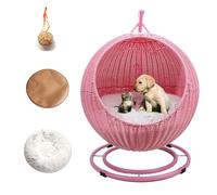 Lit balançoire confortable pour chat - Hamac doux pour animaux de compagnie pour dormir, jouer et se détendre, parfait pour les chats et les petits animaux de compagnie