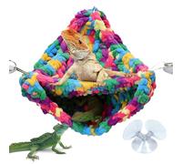 Lit-balançoire hamac Dragon Barbu Doux, Accessoires de réservoir Dragon Barbu - Lit pivotant pour Terrarium tissé à la Main,Hamac pour Reptiles pour lézards, Serpents, caméléons, perroquets, Geckos