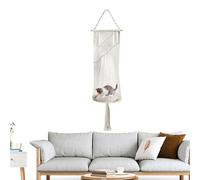 Lit balançoire pour Chat Boho, hamac pour lit pour Chat - Hamac pour Animaux de Compagnie en pour - Lit en Corde de Coton Doux tissé à la Main, lit hamac pour Chaton pour Dormir et Jouer
