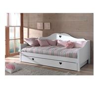 Lit Banquette Enfant à Tiroir "Amori" 90x200cm Blanc