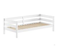 Lit banquette - VIPACK - Maggie - 90 x 200 cm - Pin massif - Blanc